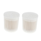 Maxbell Maxbell 400 Pieces Double Heads Cotton Swabs Sticks Applicators Spiral & Round Tips