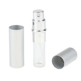 Maxbell Maxbell 6 Pieces 10ml Refillable Mist Spray Bottle Perfume Pressed Atomizer Sliver