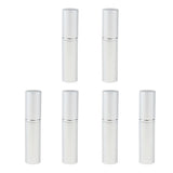 Maxbell Maxbell 6 Pieces 10ml Refillable Mist Spray Bottle Perfume Pressed Atomizer Sliver