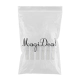Maxbell Maxbell 6 Pieces 10ml Refillable Mist Spray Bottle Perfume Pressed Atomizer Sliver