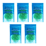 Maxbell 5 Bags Hot Film Wax Beans Hair Removal Bikini Depilatory Beads Green Tea