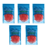 Maxbell 5 Bags Hot Film Wax Beans Hair Removal Bikini Depilatory Beads Strawberry