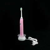 Maxbell Maxbell Electric Automatic Adult Toothbrush + 3 Replacement Head for Oral Care Pink