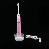 Maxbell Maxbell Electric Automatic Adult Toothbrush + 3 Replacement Head for Oral Care Pink