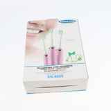Maxbell Maxbell Electric Automatic Adult Toothbrush + 3 Replacement Head for Oral Care Pink