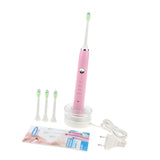 Maxbell Maxbell Electric Automatic Adult Toothbrush + 3 Replacement Head for Oral Care Pink