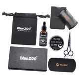 Maxbell Maxbell 7 in 1 Men Grooming Kit Beard Balm Oil Wax Mustache Comb Brush Bag Scissors