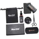 Maxbell Maxbell 7 in 1 Men Grooming Kit Beard Balm Oil Wax Mustache Comb Brush Bag Scissors