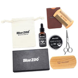 Maxbell Maxbell 7 in 1 Men Grooming Kit Beard Balm Oil Wax Mustache Care Comb Brush Scissors