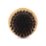 Maxbell Maxbell Men's Beard Brush Boar Bristle Round Wood Handle Mustache Care Grooming Kit