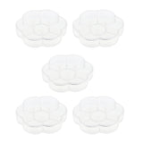 Maxbell Maxbell 5 Pieces Travel 7 Grids Storage Medicine Box Transparent Pill Container Case