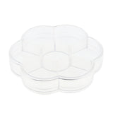 Maxbell Maxbell 5 Pieces Travel 7 Grids Storage Medicine Box Transparent Pill Container Case