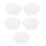 Maxbell Maxbell 5 Pieces Travel 7 Grids Storage Medicine Box Transparent Pill Container Case