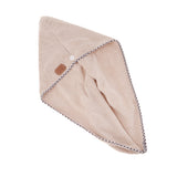 Maxbell Maxbell Microfiber Hair Dry Cap Turban Fast Drying Wrap Turbo Twist Towel Gray