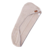 Maxbell Maxbell Microfiber Hair Dry Cap Turban Fast Drying Wrap Turbo Twist Towel Gray