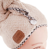 Maxbell Maxbell Microfiber Hair Dry Cap Turban Fast Drying Wrap Turbo Twist Towel Gray