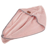 Maxbell Maxbell Microfiber Hair Dry Cap Turban Fast Drying Wrap Turbo Twist Towel Pink