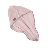 Maxbell Maxbell Microfiber Hair Dry Cap Turban Fast Drying Wrap Turbo Twist Towel Pink