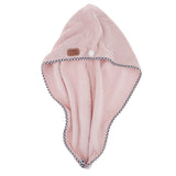 Maxbell Maxbell Microfiber Hair Dry Cap Turban Fast Drying Wrap Turbo Twist Towel Pink