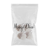 Maxbell Maxbell 4Piece Bath Shower Mesh Sponge Pouf Scrubber Puff for Body Bathing Coffee