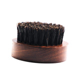 Maxbell Maxbell Men's Wooden Beard Brush Mustache Styling Shaping Brush Small Soft  Round