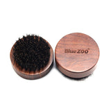 Maxbell Maxbell Men's Wooden Beard Brush Mustache Styling Shaping Brush Small Soft  Round