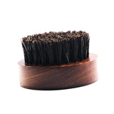 Maxbell Maxbell Men's Wooden Beard Brush Mustache Styling Shaping Brush Small Soft  Round