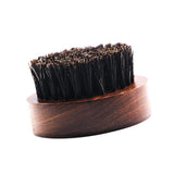Maxbell Maxbell Men's Wooden Beard Brush Mustache Styling Shaping Brush Small Soft  Round