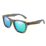 Maxbell Maxbell Wood Vintage Retro Polarized Uv Protection Fashion Sunglasses Eyeware Green