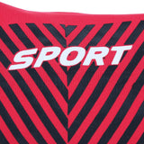 Maxbell Maxbell Sport Elastic Sweatband Sweat Moisture Wicking Absorbing Headband Red