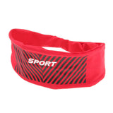 Maxbell Maxbell Sport Elastic Sweatband Sweat Moisture Wicking Absorbing Headband Red