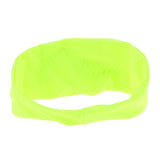 Maxbell Maxbell Sport Elastic Sweatband Sweat Moisture Wicking Absorbing Headband Green