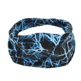 Maxbell Maxbell Elastic Sports Sweatbands Moisture Wicking Outdoor Hair Headband Blue