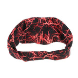 Maxbell Maxbell Elastic Sports Sweatbands Moisture Wicking Outdoor Hair Headband Red