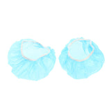 Maxbell Maxbell 100 Pieces Disposable Bath Ear Covers Waterproof Earmuffs Caps Blue