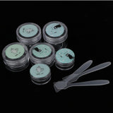 Maxbell Maxbell 6 Pieces Resuable Travel Sample Bottle Container Makeup Empty Jar Pot Box 1#