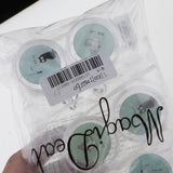 Maxbell Maxbell 6 Pieces Resuable Travel Sample Bottle Container Makeup Empty Jar Pot Box 1#