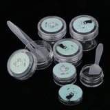 Maxbell Maxbell 6 Pieces Resuable Travel Sample Bottle Container Makeup Empty Jar Pot Box 1#