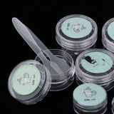 Maxbell Maxbell 6 Pieces Resuable Travel Sample Bottle Container Makeup Empty Jar Pot Box 1#