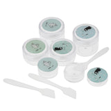 Maxbell Maxbell 6 Pieces Resuable Travel Sample Bottle Container Makeup Empty Jar Pot Box 1#
