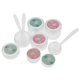 Maxbell Maxbell 6 Pieces Resuable Travel Sample Bottle Container Makeup Empty Jar Pot Box 2#