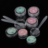 Maxbell Maxbell 6 Pieces Resuable Travel Sample Bottle Container Makeup Empty Jar Pot Box 2#