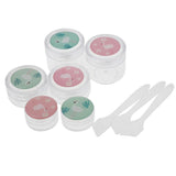 Maxbell Maxbell 6 Pieces Resuable Travel Sample Bottle Container Makeup Empty Jar Pot Box 2#