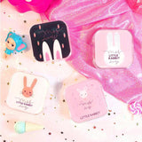 Maxbell Maxbell Cute Contact Lens Box Travel Soaking Case with Mirror Tweezers Kit Set 3#