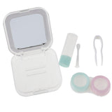 Maxbell Maxbell Cute Contact Lens Box Travel Soaking Case with Mirror Tweezers Kit Set 3#