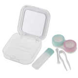 Maxbell Maxbell Cute Contact Lens Box Travel Soaking Case with Mirror Tweezers Kit Set 3#