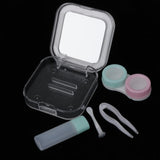 Maxbell Maxbell Cute Contact Lens Box Travel Soaking Case with Mirror Tweezers Kit Set 3#