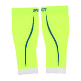 Maxbell 1 Pair Sport Leg Compression Sleeves Calf Guard Brace XXL Fluorescent Green