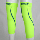 Maxbell 1 Pair Sport Leg Compression Sleeves Calf Guard Brace XXL Fluorescent Green