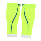 Maxbell 1 Pair Sport Leg Compression Sleeves Calf Guard Brace XXL Fluorescent Green